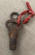 Vintage Roller Skate T-Wrench Iron Tool Primitive Adjustable Skate Key