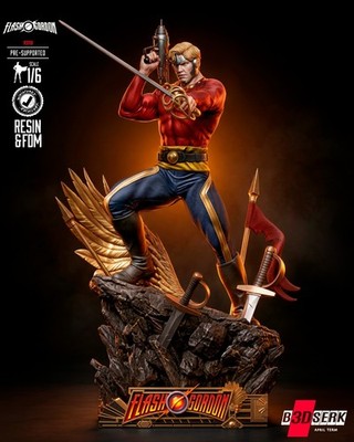 Flash Gordon Sci-Fi Retro 3D Resin Garage Kit Statue Figure 1/4 to 1/12