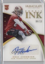 2015 Panini Immaculate Rookie Ink Gold 6/10 Dres Anderson #RI-DA Auto 0b5