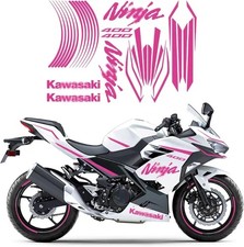 Compatible 400 Stickers, Motorcycle Stickers, Full Body Decorative Decals Pink