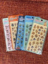 Juego de 5 pegatinas Disney Pukupuku Mickey Minnie Zootopia Toy Story Monsters