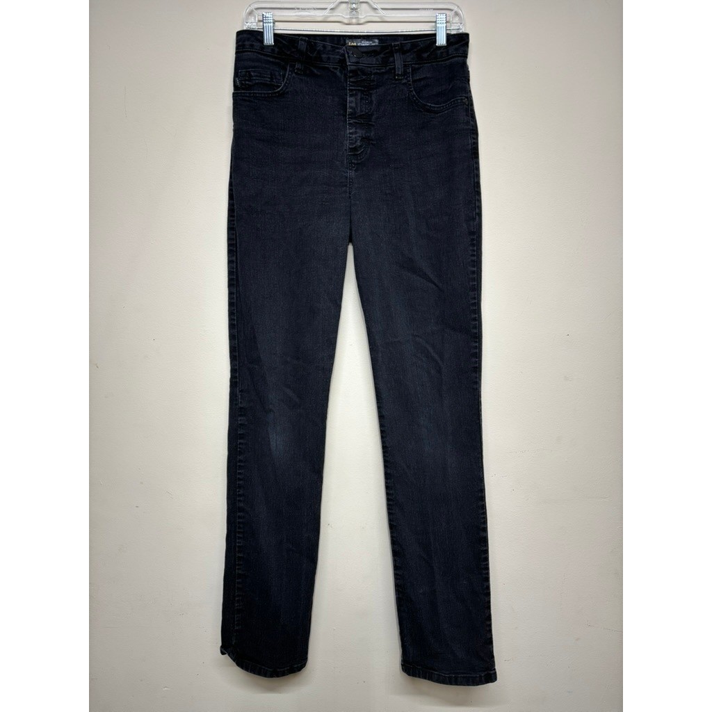 Womens 8 Long High Rise Dark Wash