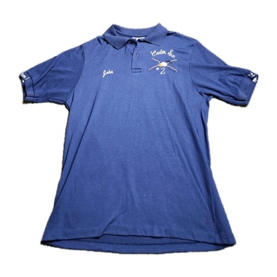 Vintage Pool Billards Shirt Sz L Blue Polo Embroidered and Personalized 