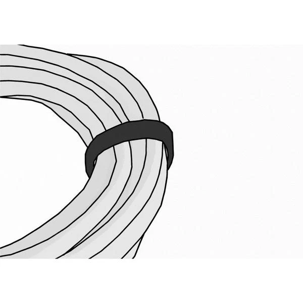 Correa espalda con espalda marca Velcro 176062, sin adhesivo, 37,5 pies, 3/4 pulgadas de ancho, azul Foto 4 de 4