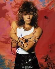 JON BON JOVI Signed Autographed YOUNG 8x10 Photo..ROCK LEGEND..COA