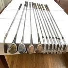 Vintage Tony Penna TP 201 Irons 3-9 W Woods Putter Lot Lynx Spalding Clubs
