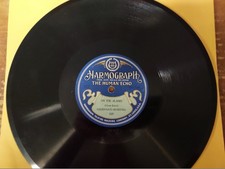 Attractive 1922 HARMOGRAPH Label 78/Golden Gate Orchestra (California Ramblers)