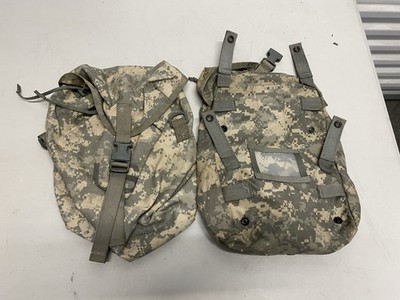 Pair Of 2 USGI UCP Molle 2 Sustainment Pouches ACU For Large Ruck Medium Ruck