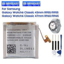 New Battery EB-BR955ABY For Samaung Galaxy Watch6 43mm R950 R955 47mm R960 R965