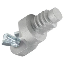 KRAFT TOOL CC662 Fresno Trowel Adapter,Aluminum 43Y467