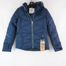 Rossignol Women's Staci Pearly Ski Jacket in Navy Blue Size XS | RLMWJ40