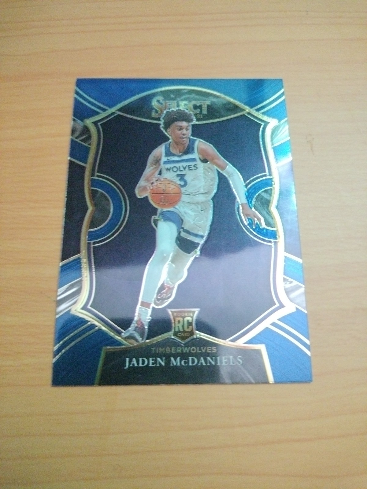 2020-21 Panini Select - Concourse Jaden McDaniels Blue (RC)