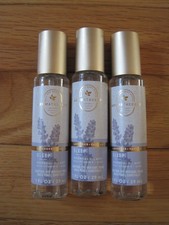 3 x Bath Body Works Aromatherapy Lavender Vanilla Essential Oil Mist Travel