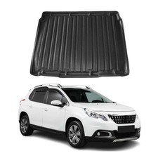 Kofferraumwanne Laderaumwanne für Peugeot 2008 2019-2026 Gummi TPE Schwarz