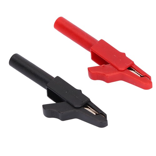 10Pcs Car Battery Clip Red Black 15A Safety Pa Insulated Electrical Cable HLF - Afbeelding 2 van 12