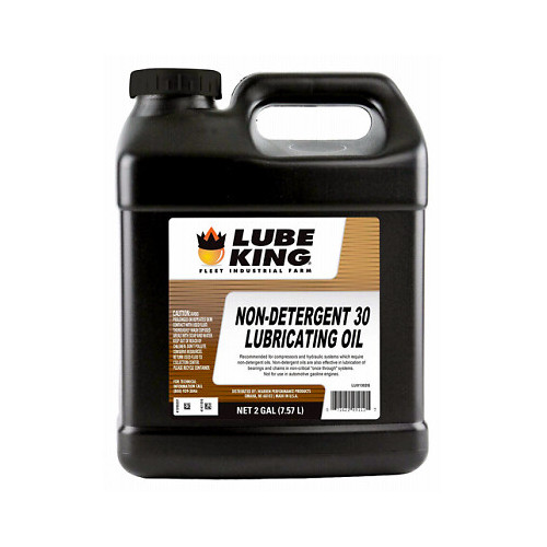 Lube King LU01302G SAE 30W Motor Oil, Non-Detergent, 2-Gallo