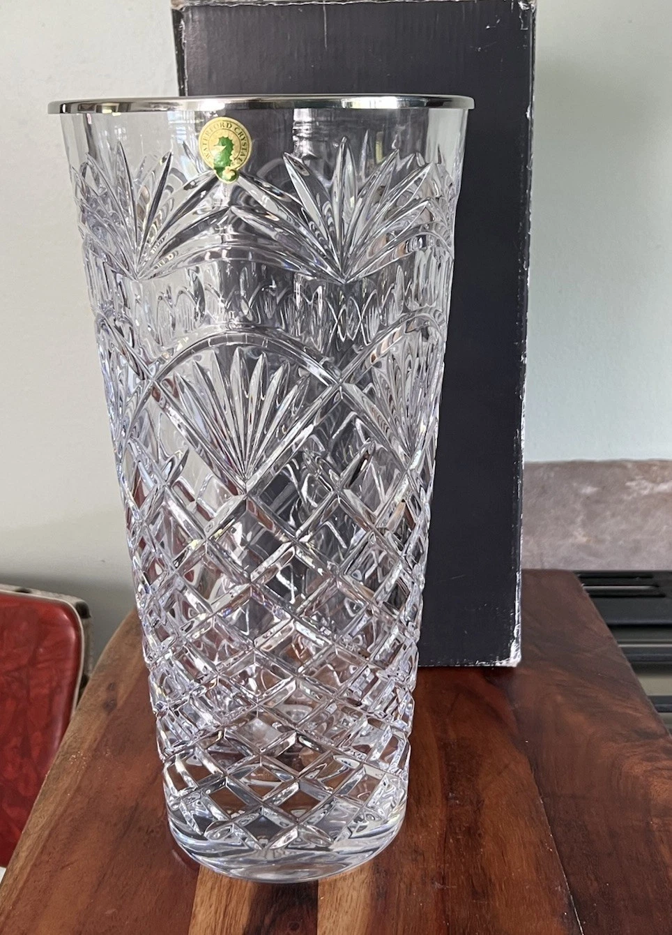 Waterford Crystal Cecily Cylinder Vase 12" x 6" Item 105467 w/ Box
Opens in a new window or tab