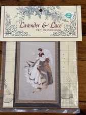 Lavender  Lace Victorian Designs "Angel of Grace" Cross Stitch 1991 L L15