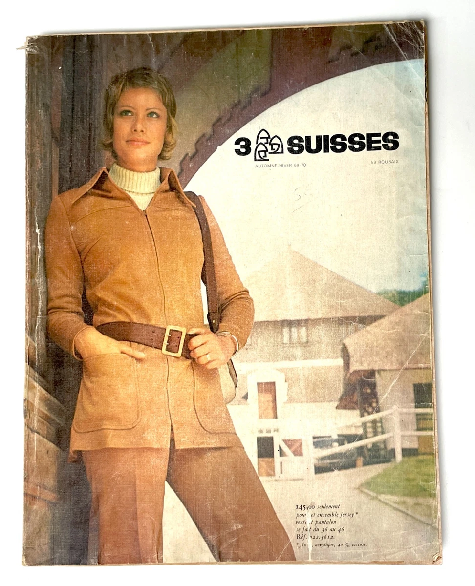 Catalogue De Laine 3 SUISSES Vintage + Livret Explications Tricot Main Et Machine - Occasion Bon état