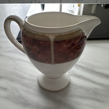 Wedgwood Bone China TORTOISESHELL Milk / Cream Jug - 4" Tall - Perfect & Rare