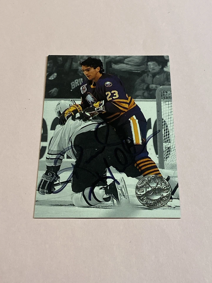 Randy Hillier 1991-92 Pro Set Platinum IP Auto Autograph  - Image 2 of 3