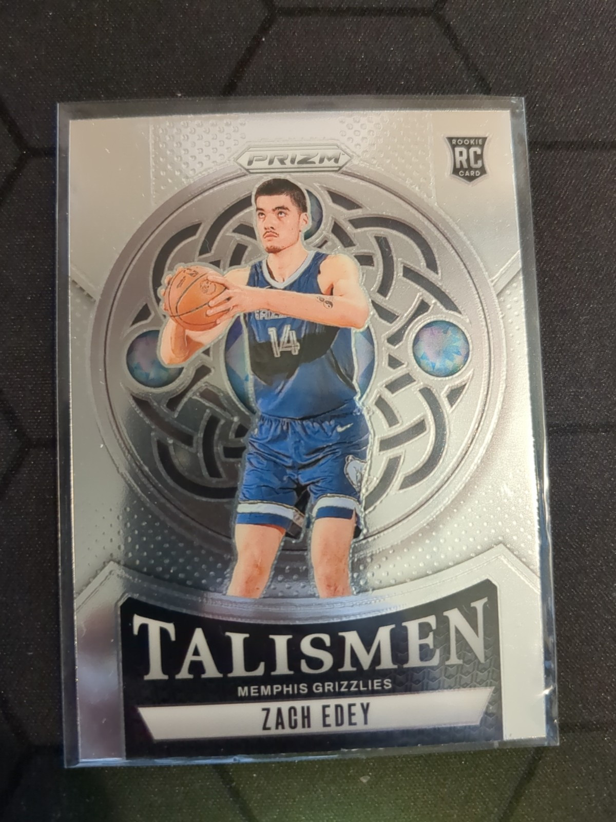 2024-25 Panini Prizm ZACH EDEY RC Talismen #21 Memphis Grizzlies