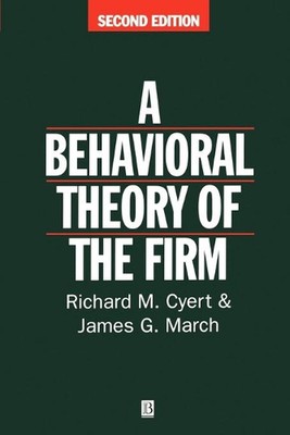 Behavioral Theory of the Firm by James G. March (English) Paperback Book