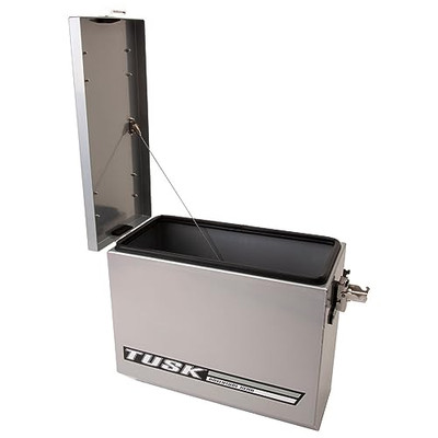 Motorcycle Paniers Tusk Aluminum Panniers V2 Large Silver East