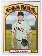 2021 Topps Heritage - Logan Webb #480 SP
