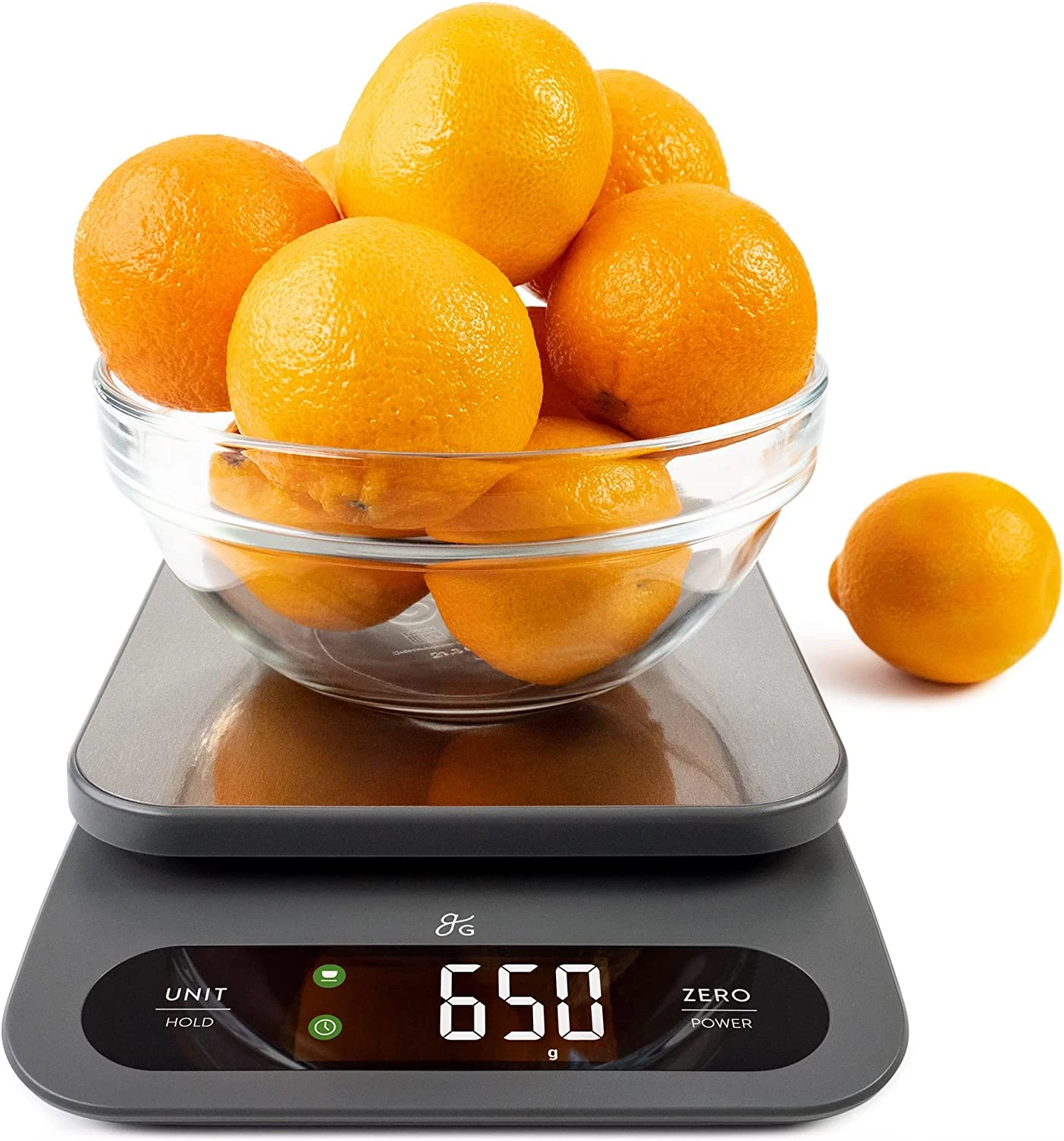 Bascula de cocina 10kg acero inoxidable con LCD precisa y controles tactiles