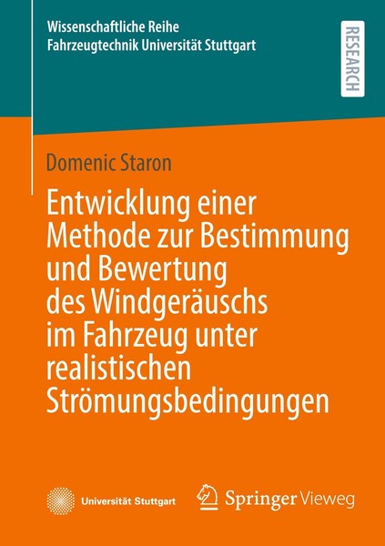 Domenic Staron / Entwicklung Einer Methode Zur Bestimmung Und ...9783658476557-image