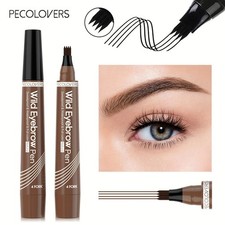 Microblading Tattoo Eyebrow Ink Pen Long Lasting Eye Brow Pencil 3D Fork Makeup
