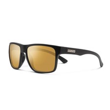 SUNCLOUD Rambler Sunglasses Matte Black Frame w/ Sienna Mirror Polarized Lens