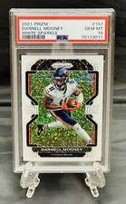 2021 Panini Prizm DARNELL MOONEY White Sparkle PSA 10 POP 1