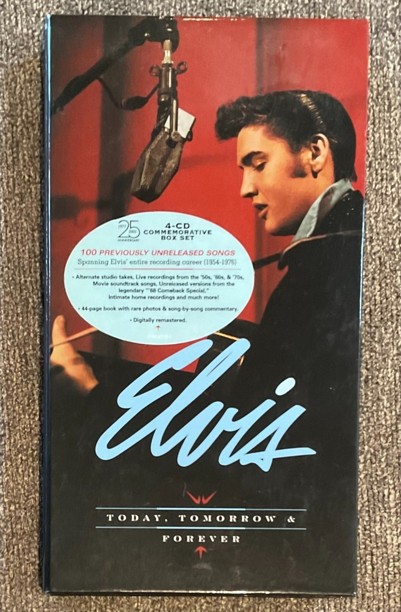 2002 BMG Elvis Presley Today Tomorrow & Forever 4 CD Box Set | eBay