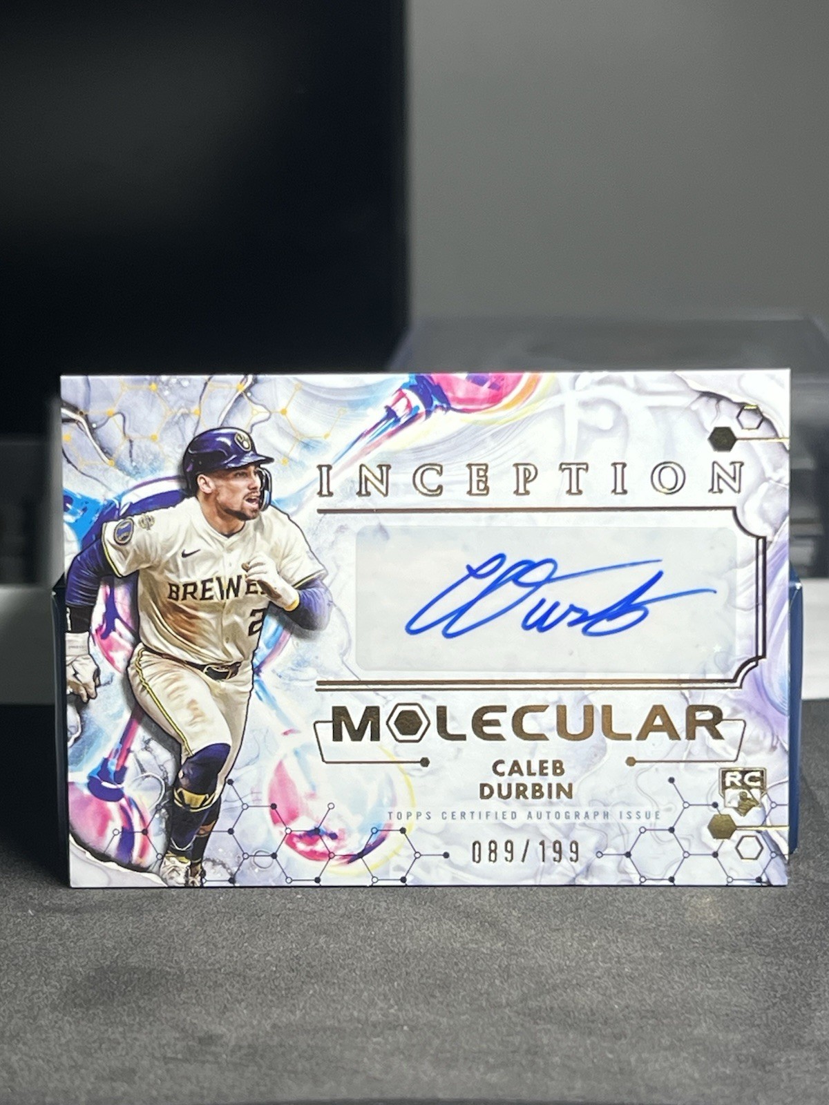 2025 Topps Inception - Molecular Autographs Caleb Durbin #IMA-CD /199 (AU, RC)