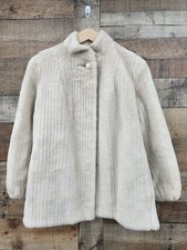 Vintage 60s Fur Jacket Glensea by Glenoit Sz L Womens Great Condition