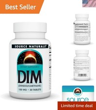 Gluten-Free 100mg DIM Supplement - 30 Tablets for Enhanced Health  Vitality