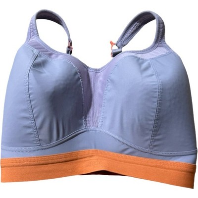 Panache Sport Underwired Sports Bra Womens 32GG Lavender Orange Good  7341B