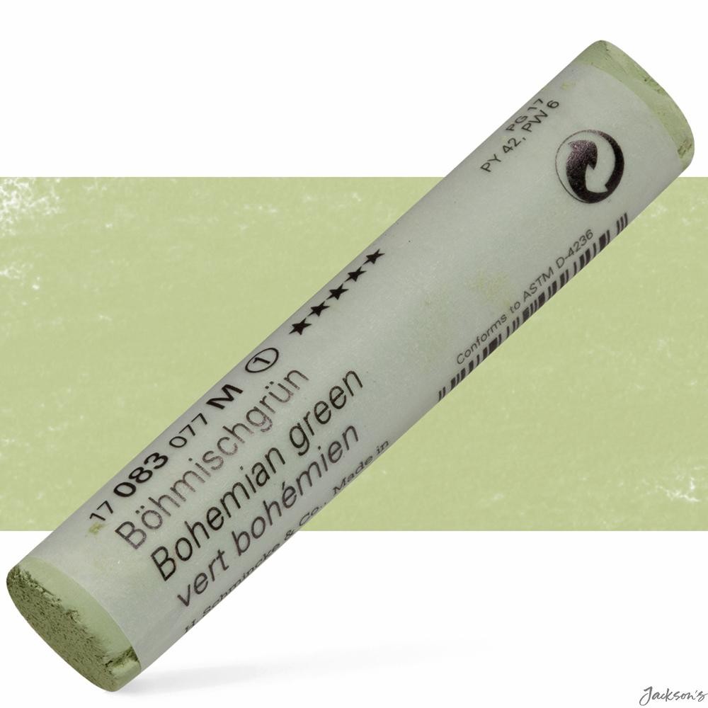 Schmincke Soft Pastel Stick Bohemian Green 83M For Artists Drawing