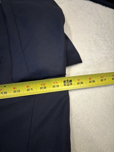 Ralph Lauren Black Label Mens Wool Navy Blue 2 Piece Suit 48XL Pants 40 x 29 - Picture 12 of 17