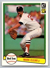 1982 Donruss #452 Mark Clear Boston Red Sox
