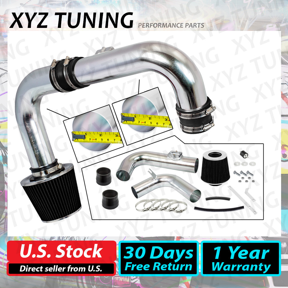 2.75" BLACK Cold Air Intake Induction Kit + Filter For 11-15 Cruze 1.4L Turbo I4
