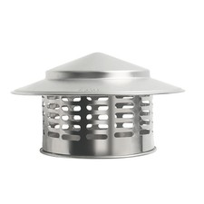 stainless steel chimney cap with screen
