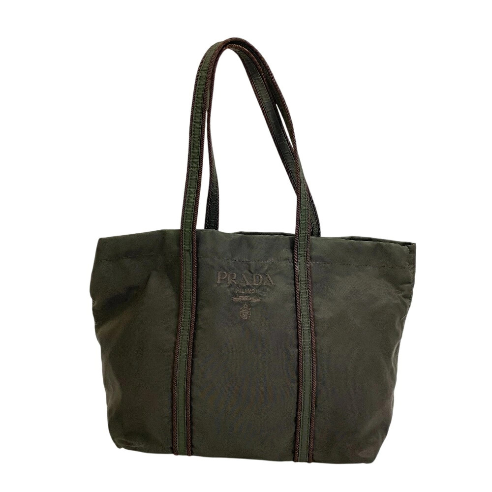 RARE PRADA Nylon Logo Shoulder Tote Bag Handbag 5 OFF