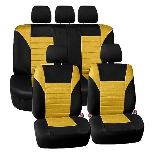 Car Seat Covers Full Set 3D Air Mesh - Universal Fit, Automotive Seat Covers,