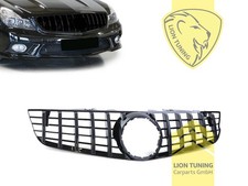 Sportgrill Kühlergrill für Mercedes Benz SL R230 Facelift schwarz glänzend Sportgrill Kühlergrill für Mercedes Benz SL R230 Facelift schwarz glänzend