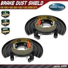 2x Rear Loaded Brake Backing Plate For Ford F-250 1999 F-250 F-350 Super Duty 2x Rear Loaded Brake Backing Plate For Ford F-250 1999 F-250 F-350 Super Duty