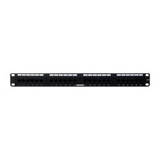 Wirepath WP-CAT6-PP-24 24-Port Rack Mount RJ45 CAT6 Patch Panel