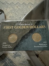 Lot de 2 pièces America's First Golden Dollars (2000/2007)